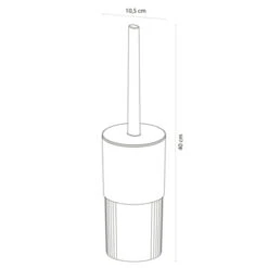 Sealskin Toiletborstelhouder Brave Staand Zwart -Prachtige Badkamerwinkel 123 6889