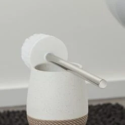 Sealskin Toiletborstel Met Houder Braid Wit 12 Sealskin Toiletborstel Met Houder Braid Wit -Prachtige Badkamerwinkel 123 6953