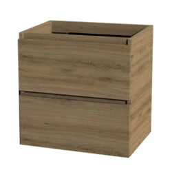 Tiger Karlo Badkamermeubel 60 Cm Chalet Eiken Met Wastafel Hoogglans Wit -Prachtige Badkamerwinkel 123 710