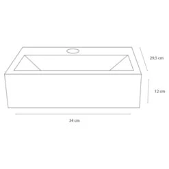 Differnz Dif Fonteinset Argus Wit -Prachtige Badkamerwinkel 123 7166