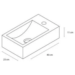 Differnz Fonteinset Cheops Grijs Natuursteen 40x23x11 Cm 17 Differnz Fonteinset Cheops Grijs Natuursteen 40x23x11 Cm -Prachtige Badkamerwinkel 123 7208