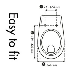 Cedo Pastel Wood Wc Bril Softclose Duroplast -Prachtige Badkamerwinkel 123 7268