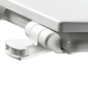 Bemis WC Bril Chicago Wit Hout Met Kunststof Softclose 4 Bemis WC Bril Chicago Wit Hout Met Kunststof Softclose - Afbeelding 2