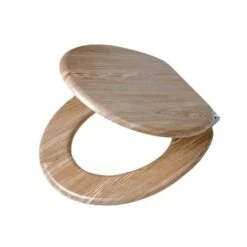 Tiger WC Bril Steigerhout Met Softclose -Prachtige Badkamerwinkel 123 7284