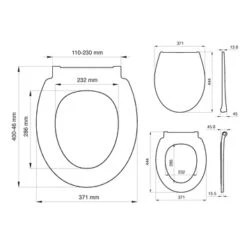 Tiger WC Bril Pasadena Wit Kunststof Met Softclose -Prachtige Badkamerwinkel 123 7302