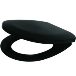 Handson WC Bril Vesa Zwart Kunststof Met Softclose -Prachtige Badkamerwinkel 123 7413