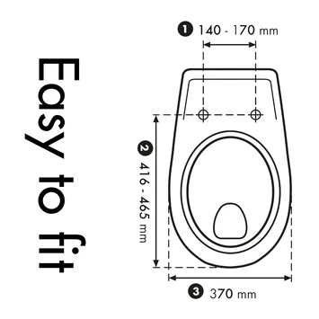 Cedo Palm Beach Wc Bril Wit Softclose Duroplast 6 Cedo Palm Beach Wc Bril Wit Softclose Duroplast - Afbeelding 4