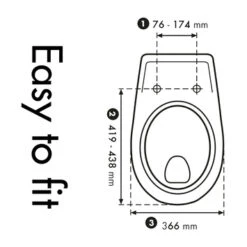 Cedo Stones Wc Bril Softclose Duroplast -Prachtige Badkamerwinkel 123 7445
