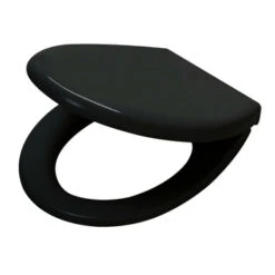 Tiger WC Bril Amadora Zwart Kunststof Met Softclose -Prachtige Badkamerwinkel 123 7484