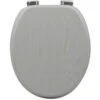 Handson WC Bril Antero Grijs Hout Met Softclose -Prachtige Badkamerwinkel 123 7495