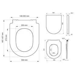 Tiger WC Bril Memphis Wit Kunststof Met Softclose -Prachtige Badkamerwinkel 123 7546