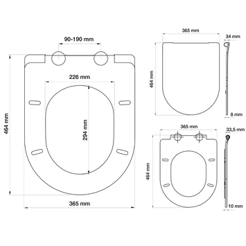 Tiger WC Bril Carter Wit Met Softclose 16 Tiger WC Bril Carter Wit Met Softclose - Afbeelding 14