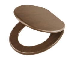 Tiger WC Bril Douglas Walnoot Hout Met Softclose -Prachtige Badkamerwinkel 123 7611