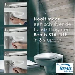 Bemis WC Bril Venezia Wit Kunststof Met Softclose -Prachtige Badkamerwinkel 123 7618
