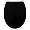 Handson WC Bril Usko Zwart Kunststof Met Softclose -Prachtige Badkamerwinkel 123 7670