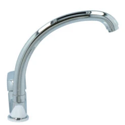 OK Keukenkraan Met Hoog Gebogen Uitloop En Hendel Chroom -Prachtige Badkamerwinkel 123 7761