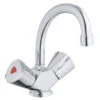 Grohe Wastafelkraan Costa Trend 2-knops Chroom -Prachtige Badkamerwinkel 123 7789