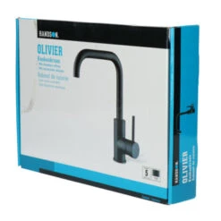 Handson Keukenkraan Olivier Met Hendel Mat Zwart -Prachtige Badkamerwinkel 123 7822