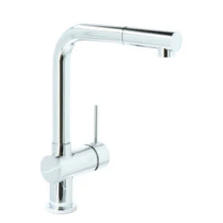 Atlantic Keukenkraan Stephen Met Hendel En Uittrekbare Sproeikop Chroom -Prachtige Badkamerwinkel 123 7830