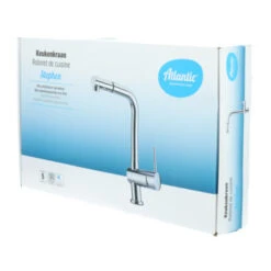 Atlantic Keukenkraan Stephen Met Hendel En Uittrekbare Sproeikop Chroom -Prachtige Badkamerwinkel 123 7836