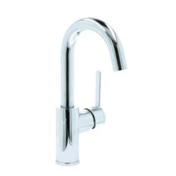 Atlantic Wastafelkraan Micah Met Hendel Chroom -Prachtige Badkamerwinkel 123 7871