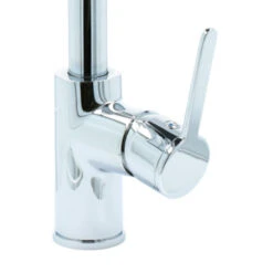 Atlantic Wastafelkraan Micah Met Hendel Chroom -Prachtige Badkamerwinkel 123 7873