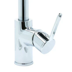 Atlantic Wastafelkraan Micah Met Hendel Chroom -Prachtige Badkamerwinkel 123 7874