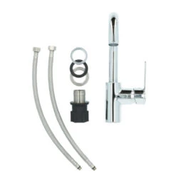 Atlantic Wastafelkraan Micah Met Hendel Chroom -Prachtige Badkamerwinkel 123 7875