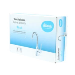 Atlantic Wastafelkraan Micah Met Hendel Chroom -Prachtige Badkamerwinkel 123 7876