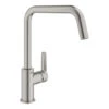 Grohe Keukenkraan Start Hoge U-uitloop QuickFix Supersteel (RVS Look) -Prachtige Badkamerwinkel 123 7894