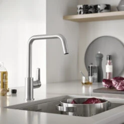 Grohe Keukenkraan Start Hoge U-uitloop QuickFix Supersteel (RVS Look) -Prachtige Badkamerwinkel 123 7900
