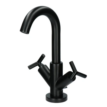 Absolut Wastafelkraan Post 2-knops Zwart 3 Absolut Wastafelkraan Post 2-knops Zwart