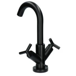 Absolut Wastafelkraan Post 2-knops Zwart 21 Absolut Wastafelkraan Post 2-knops Zwart -Prachtige Badkamerwinkel 123 7997