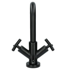 Absolut Wastafelkraan Post 2-knops Zwart 22 Absolut Wastafelkraan Post 2-knops Zwart -Prachtige Badkamerwinkel 123 7998