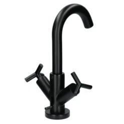 Absolut Wastafelkraan Post 2-knops Zwart 23 Absolut Wastafelkraan Post 2-knops Zwart -Prachtige Badkamerwinkel 123 7999