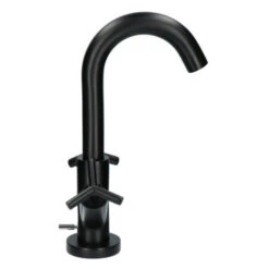 Absolut Wastafelkraan Post 2-knops Zwart 24 Absolut Wastafelkraan Post 2-knops Zwart -Prachtige Badkamerwinkel 123 8000