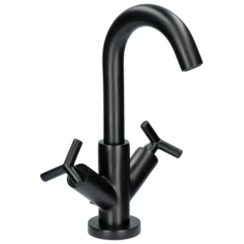 Absolut Wastafelkraan Post 2-knops Zwart 9 Absolut Wastafelkraan Post 2-knops Zwart - Afbeelding 7