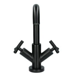 Absolut Wastafelkraan Post 2-knops Zwart 26 Absolut Wastafelkraan Post 2-knops Zwart -Prachtige Badkamerwinkel 123 8002