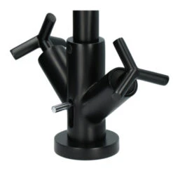 Absolut Wastafelkraan Post 2-knops Zwart 29 Absolut Wastafelkraan Post 2-knops Zwart -Prachtige Badkamerwinkel 123 8005