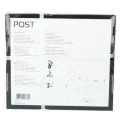 Absolut Wastafelkraan Post 2-knops Zwart 32 Absolut Wastafelkraan Post 2-knops Zwart -Prachtige Badkamerwinkel 123 8008