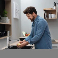 Hansgrohe Keukenkraan Focus M43 Met Hendel Chroom 120 11 Hansgrohe Keukenkraan Focus M43 Met Hendel Chroom 120 -Prachtige Badkamerwinkel 123 8044