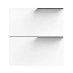 Tiger Badmeubelset Pocket 60 Cm Met 2 Lades Wit Incl. Looppoten -Prachtige Badkamerwinkel 123 805