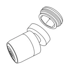 Tiger Splash Straalregelaar Wastafelkraan Met Kogelgewricht Waterbesparend Chroom M22/M24 -Prachtige Badkamerwinkel 123 8093