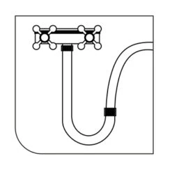 Tiger Stijgpijp Chroom -Prachtige Badkamerwinkel 123 8139