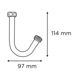 Tiger Stijgpijp Chroom -Prachtige Badkamerwinkel 123 8140