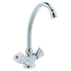 OK Keukenkraan 2-knops Chroom -Prachtige Badkamerwinkel 123 8207