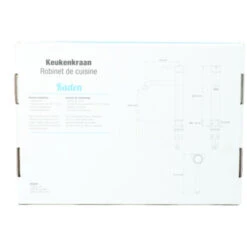 Atlantic Keukenkraan Kaden Met Hendel Chroom -Prachtige Badkamerwinkel 123 8228