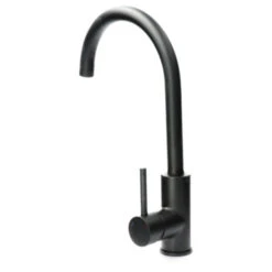 Atlantic Keukenkraan Colin Met Hendel Zwart -Prachtige Badkamerwinkel 123 8281