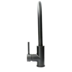 Atlantic Keukenkraan Colin Met Hendel Zwart -Prachtige Badkamerwinkel 123 8282