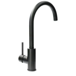 Atlantic Keukenkraan Colin Met Hendel Zwart -Prachtige Badkamerwinkel 123 8283